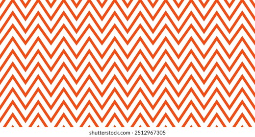 Christmas candy seamless pattern. Candy cane zigzag stripes background. Red Christmas present pattern. Winter holiday lines backdrop. Xmas gift wrapping print. Vector Illustration on white background.