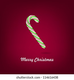 Christmas candy vector background