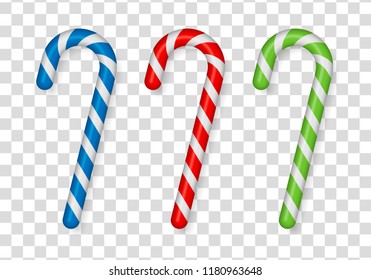 Christmas cane, christmas candy, christmas stick, red candy. Candy cane isolated on white.