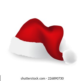 Christmas cap isolated over white background