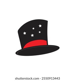 Christmas Cap Silhouette Vector Illustration