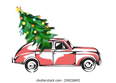 Christmas car