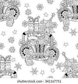 230 Christmas colouring page car Images, Stock Photos & Vectors ...