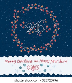 Christmas card. 2016