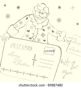 tarjeta de Navidad