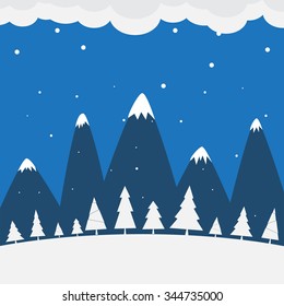 Christmas card and background