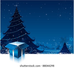 fondo de la tarjeta de Navidad