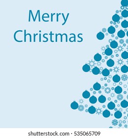 Christmas card background. New year vector illustration.