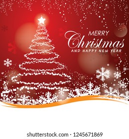 Christmas card background template