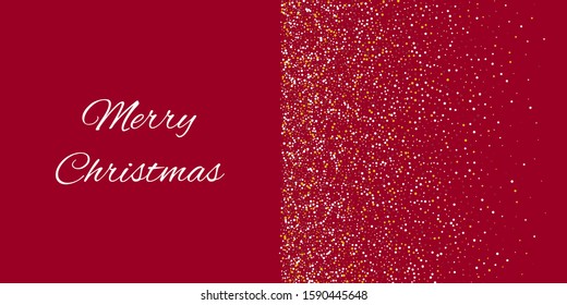 Christmas card background. Template for winter invintation voucher. Wood beautiful greeting card with Christmas tree and Gift Box. Desing for decoration banner.