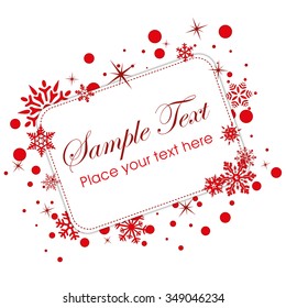 Christmas Card Background Vector