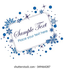 Christmas Card Background Vector
