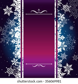 christmas card background vector 