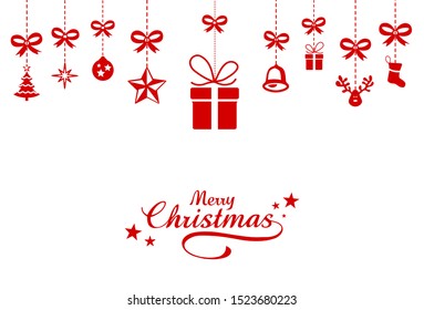 Christmas Card Background Vector Design