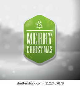 Christmas Card Background in Vector Illustration.