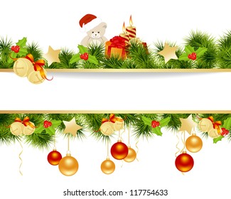 Christmas card background. Vector illustration.