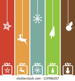 Christmas Card background, Vector illustration
