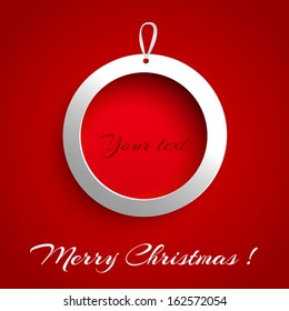 Christmas card background. vector illustration