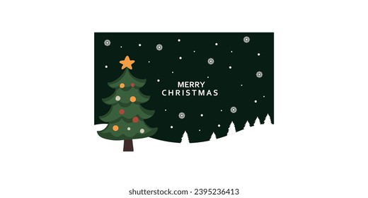 ilustración vectorial de fondo de tarjeta de navidad