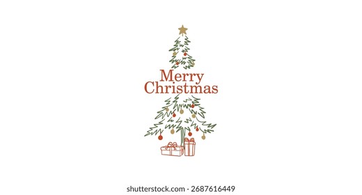 christmas card background vector illustration