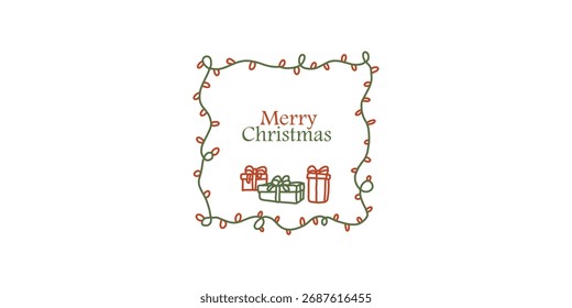 christmas card background vector illustration