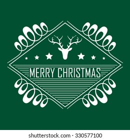 Christmas card badges