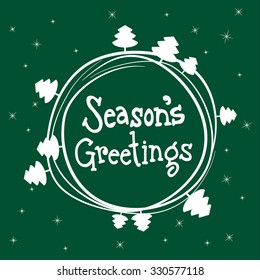 Christmas card badges