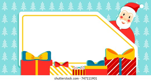 Christmas card. Basis for your text. Vector.