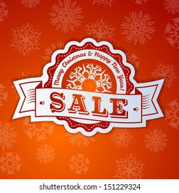 Christmas Card with calligraphic and typographic elements