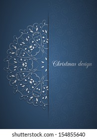 Christmas card can be used for website decoration, icon or holiday design