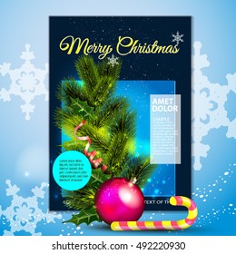 christmas, card, candy