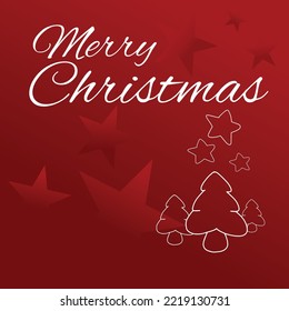 Christmas card celebration vector gift