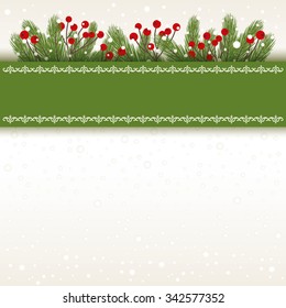 Christmas Card with Copy Space