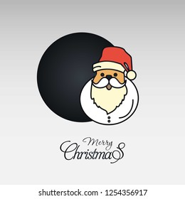Christmas card with creative elegant design and light background vector