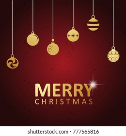 Christmas card with dark background 