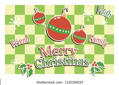 Christmas card design