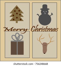 Christmas card design.