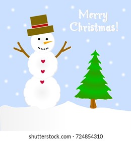 Christmas card design. Congratulations on Christmas.