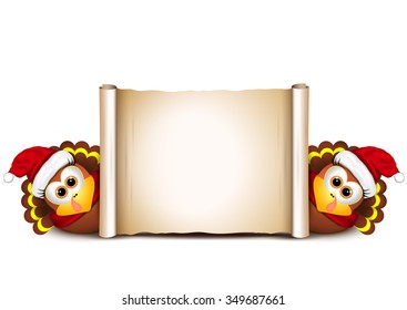 Christmas card design template on white background.