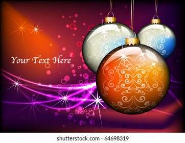 christmas card design for text