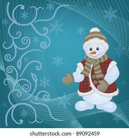 Christmas card for design use, vector illustration