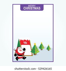 Christmas Card Design Vector