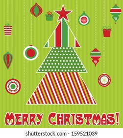 christmas card design. vector illustration
