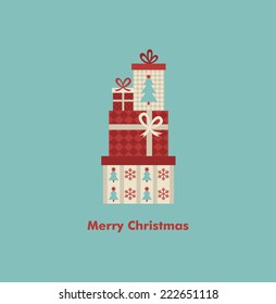 christmas card design. vector illustration