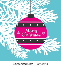 Christmas card design. vector illustration