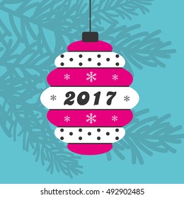 Christmas card design. vector illustration