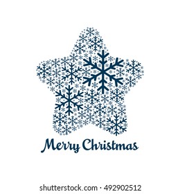 Christmas card design. vector illustration