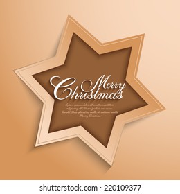 Christmas card design - vector template