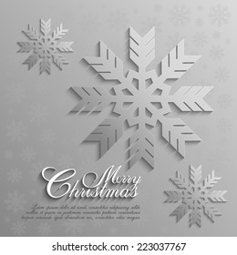 Christmas card design - vector template
