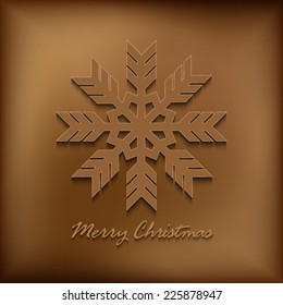 Christmas card design - vector template